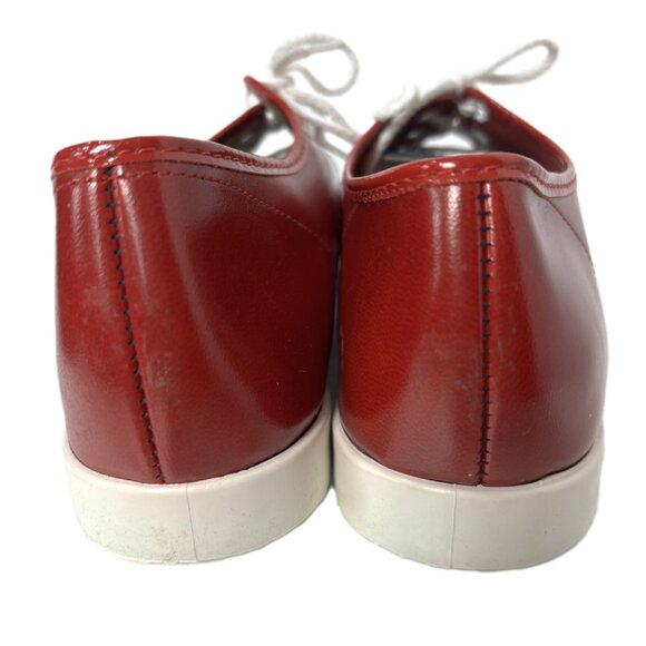 Brunswick Bowling 50’s Style Saddle Shoes Red Blue VTG - Picture 8 of 15